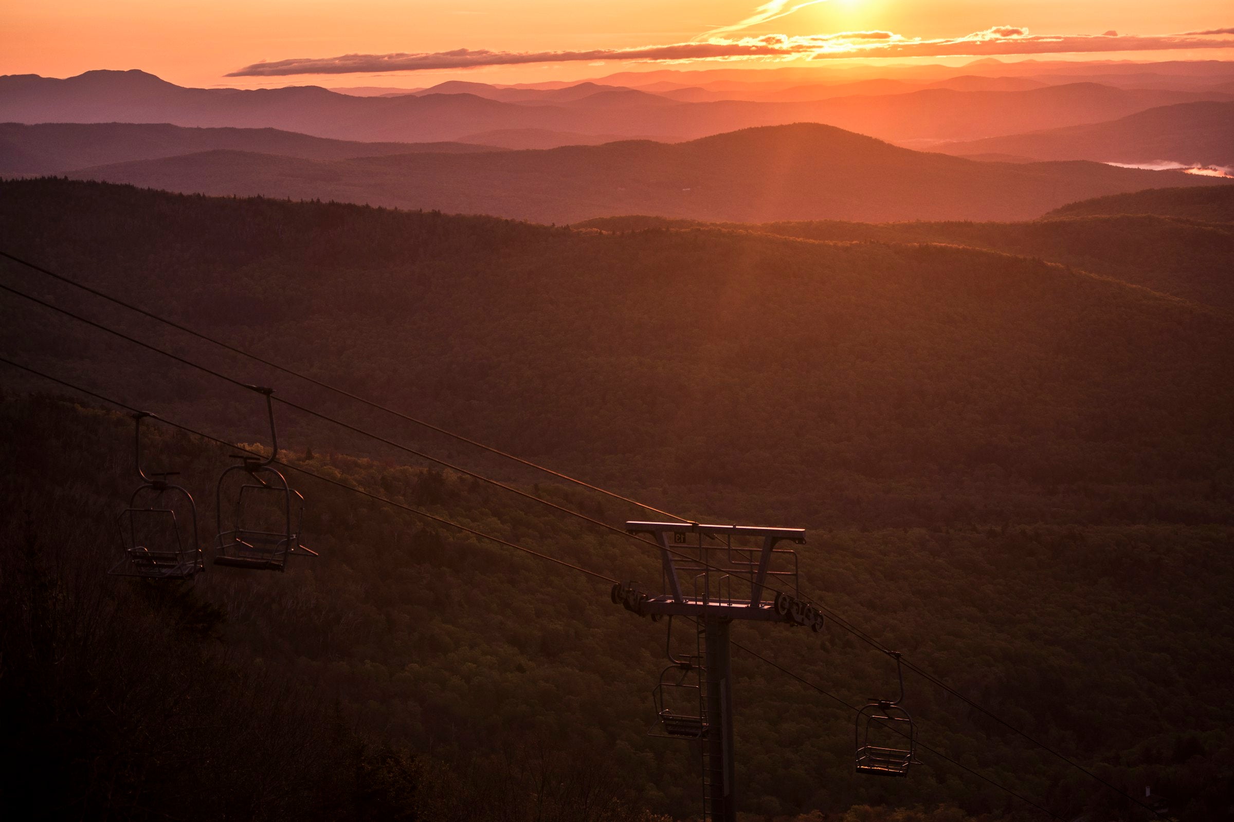 Mount Snow ski lift