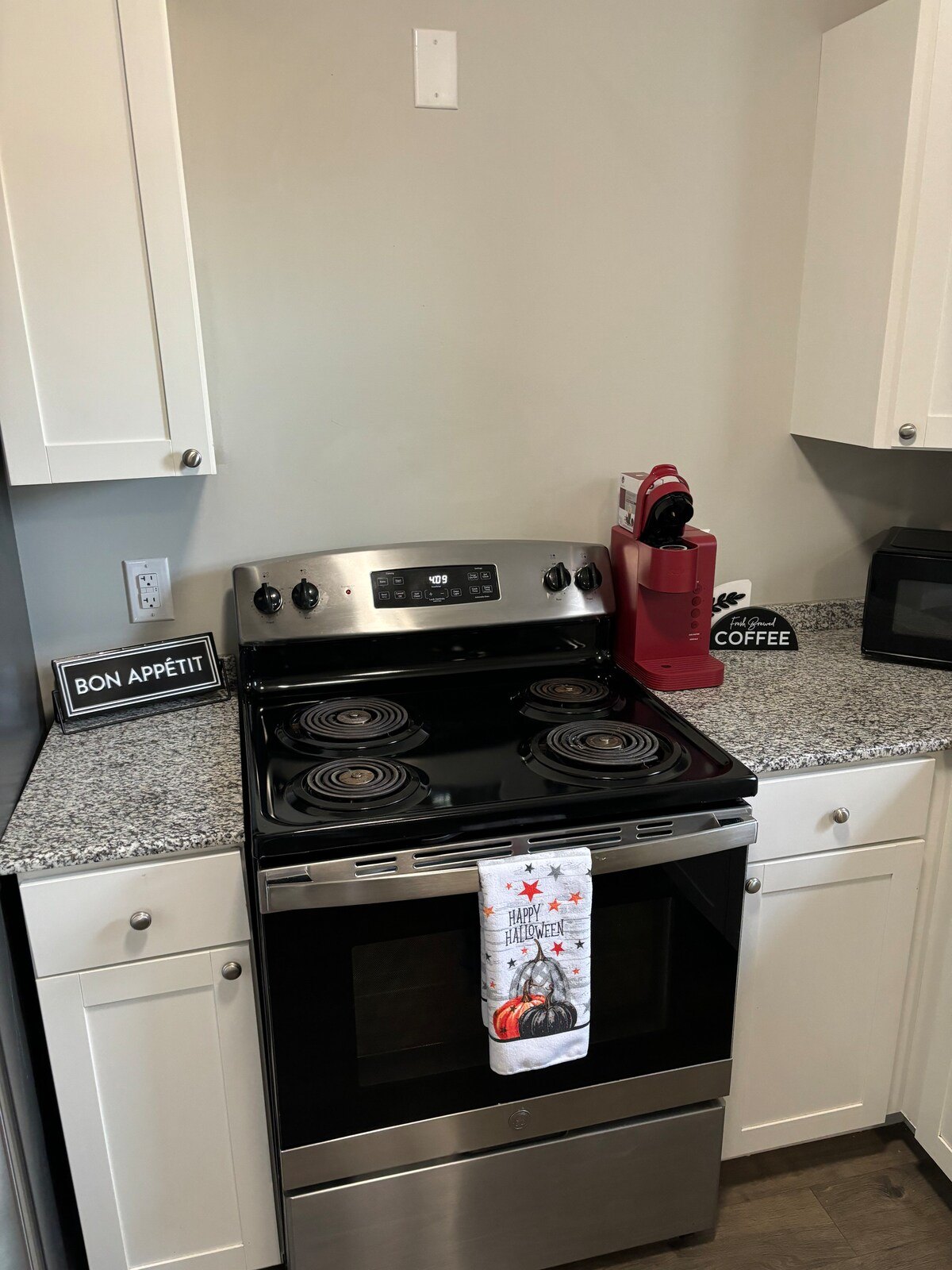 Stove and coffee station