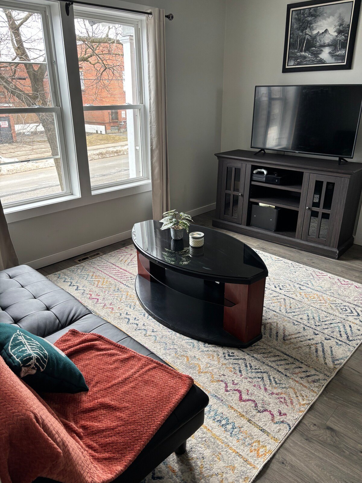 Living room with TV